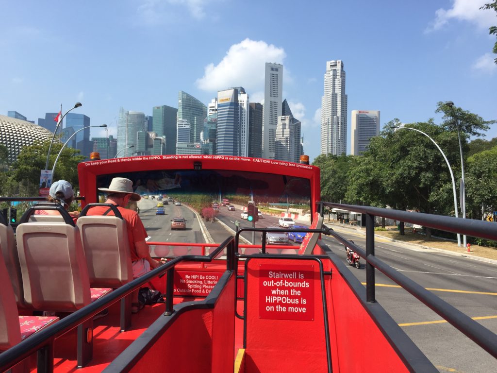 Hop On - Hop Off bus tour in Singapore