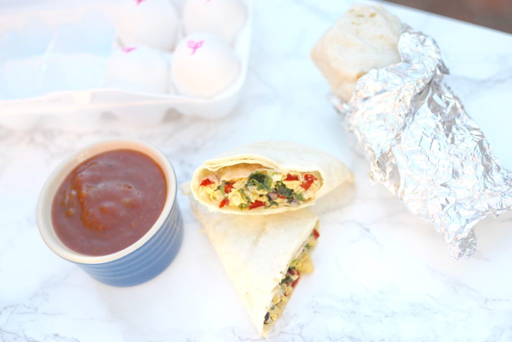 Southwest Breakfast Burritos with Eggland's Best