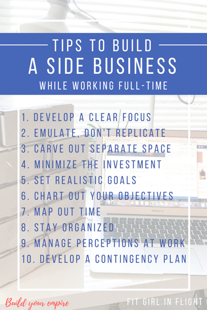 10 Tips to Build a Side Business