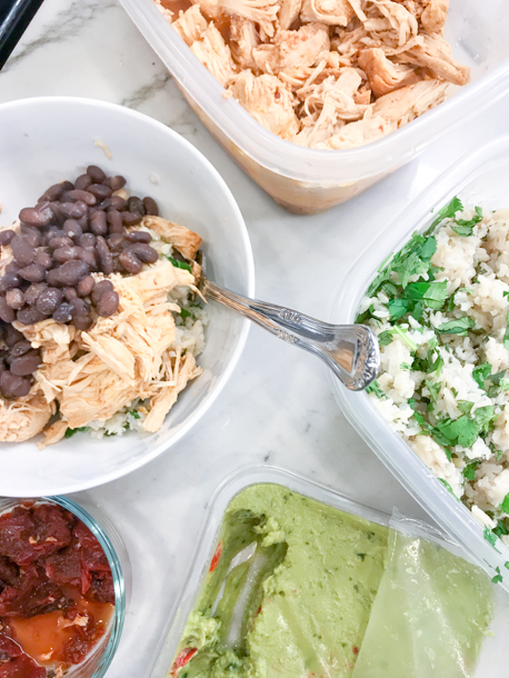 Chicken Burrito Bowl Meal Prep