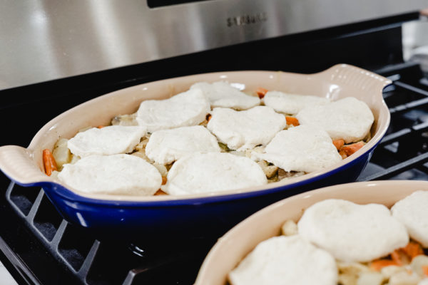 Lightened Up Chicken Pot Pie Casserole