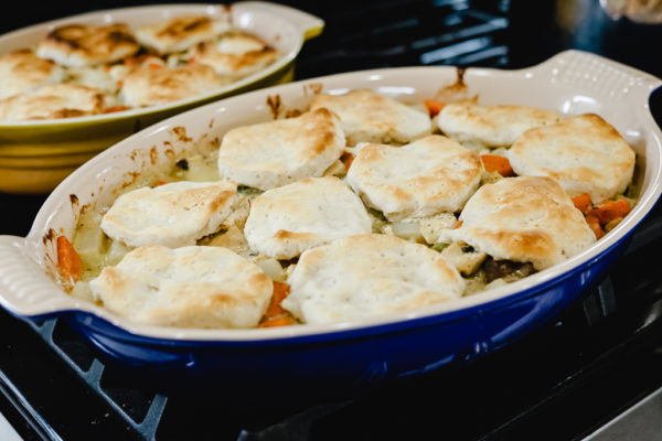 Lightened Up Chicken Pot Pie Casserole