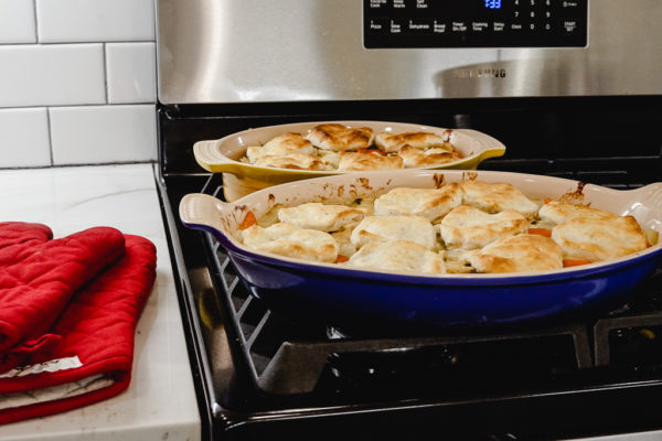 Lightened Up Chicken Pot Pie Casserole