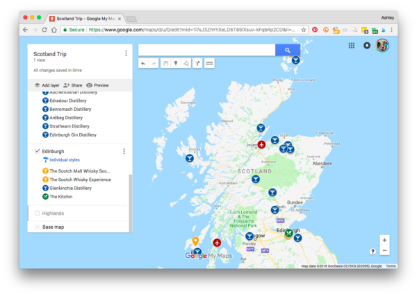 Build Customized Travel Maps for Your Next Trip