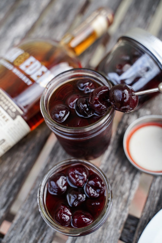 Vanilla Bourbon Cocktail Cherry Recipe, with Oak & Eden