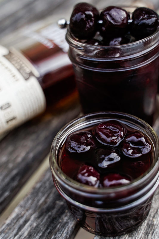 Vanilla Bourbon Cocktail Cherry Recipe, with Oak & Eden