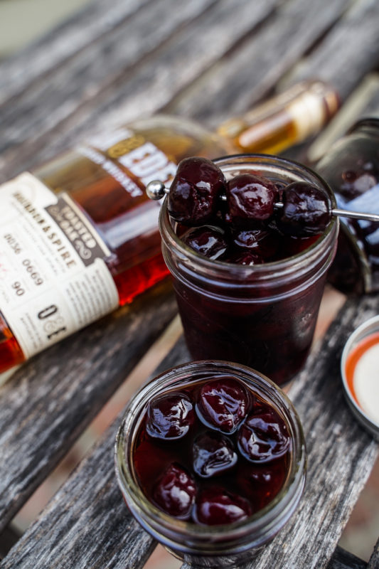 Vanilla Bourbon Cocktail Cherry Recipe, with Oak & Eden