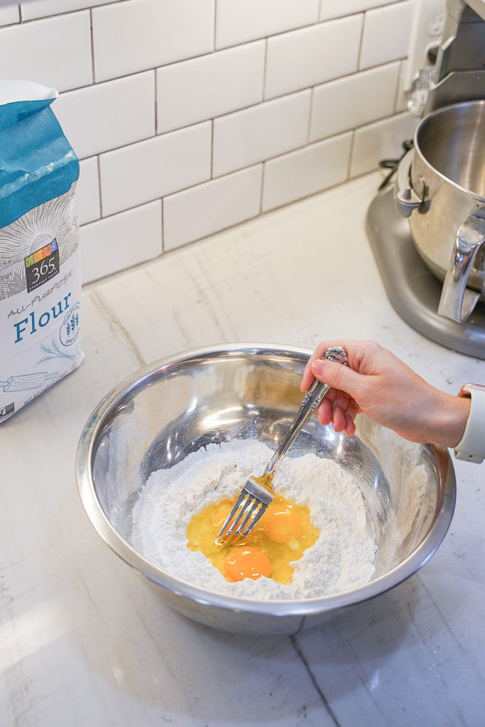 Easy homemade pasta dough with KitchenAid pasta roller