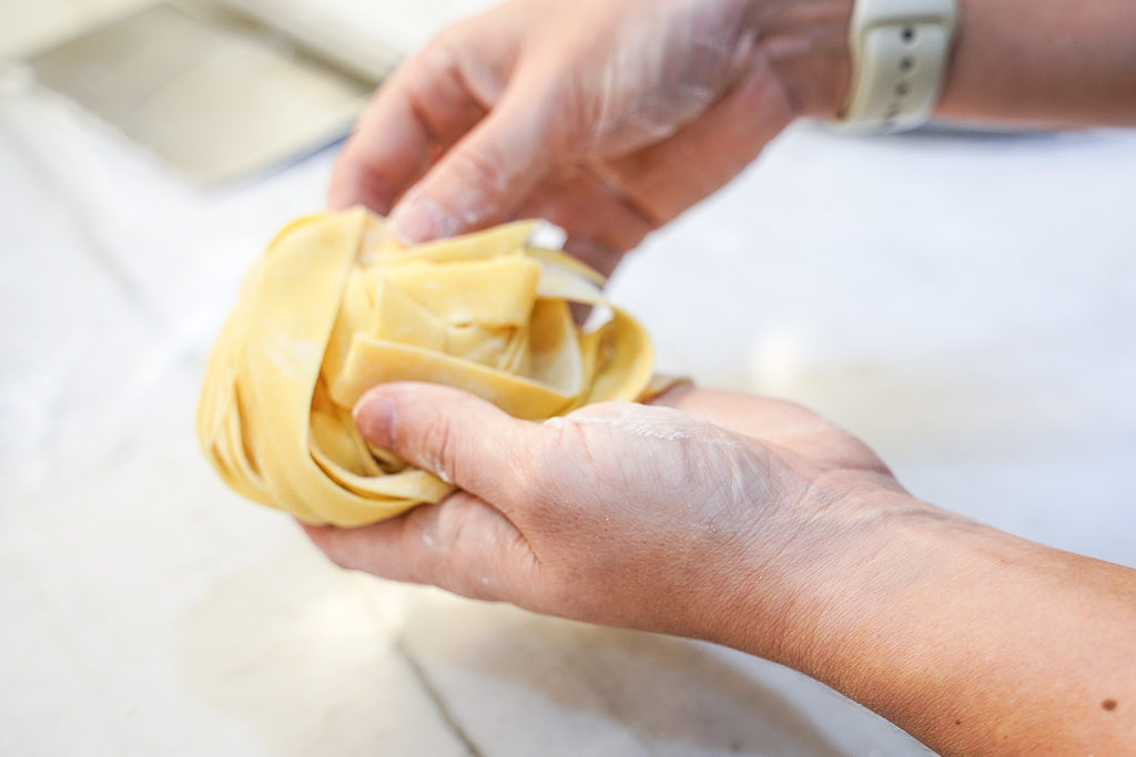 Easy homemade pasta dough with KitchenAid pasta roller