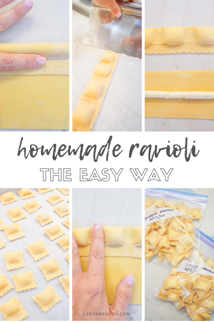 How to make foolproof homemade ravioli without expensive molds or hours in the kitchen. Includes options for freezable batches.