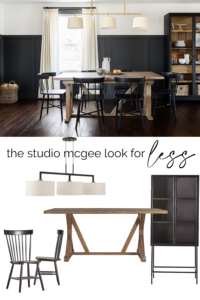 Look for Less: Studio McGee Moody Living Room