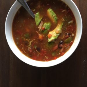 Easy No-Tortilla Soup