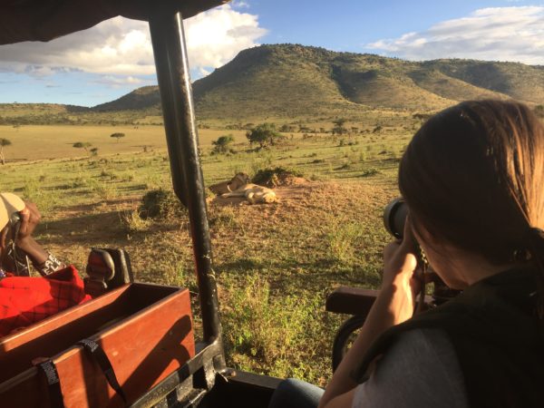 On Safari in Kenya