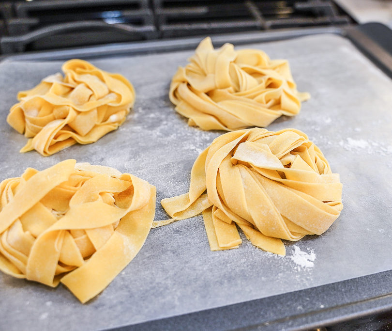 Homemade Pasta Using a KitchenAid Pasta Roller