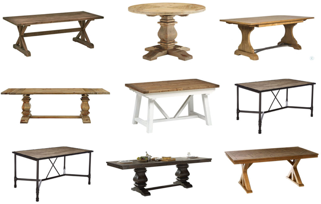 Affordable Farmhouse Dining Tables Available on Amazon