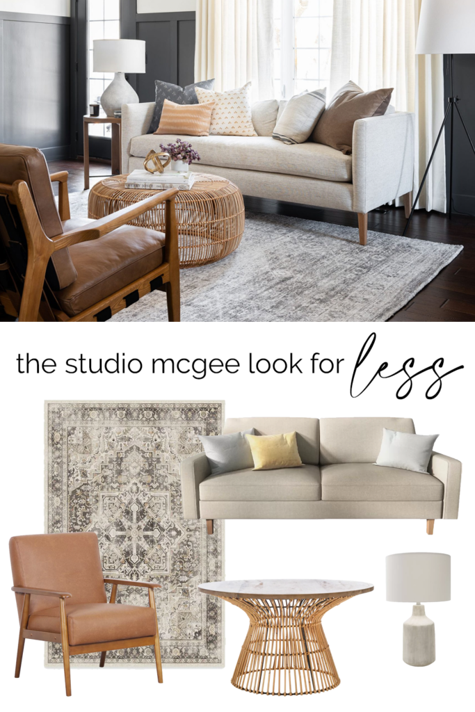 Look for Less: Studio McGee Moody Living Room | Life on Beacon